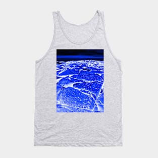 Blue Alien Landscape Tank Top